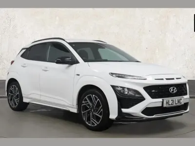 Used Hyundai Kona N Line 117 HP (86 kW) 2021 White SUV