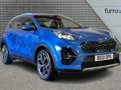 Used Kia Sportage GT-Line 174 HP (127 kW) 2021 Blue SUV