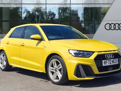 Used Audi A1 Sportback S-Line 2023 Yellow Hatchback