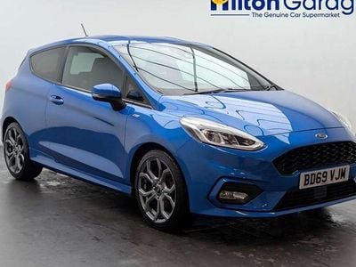 Used Ford Fiesta ST-Line 100 HP (73 kW) 2019 Blue Hatchback