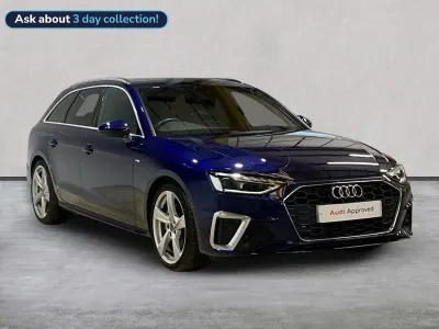 Begagnad Audi A4 S-Line 204 HK (150 kW) 2024 Blå Kombi