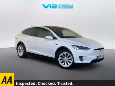 Used Tesla Model X Long Range AWD 306 kW (417 HP) 2020 White SUV