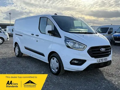 Used Ford Transit Custom Trend 130 HP (95 kW) 2020 White Van
