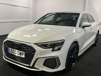White Used 2020 Audi A3 Sportback S-Line Hatchback | £17,544 (Fair price)