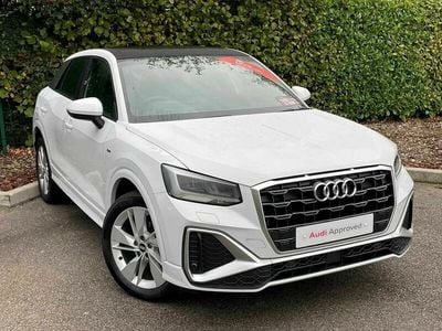 Glacier white metallic Used 2021 Audi Q2 S-Line SUV | £17,295 (Fair price)