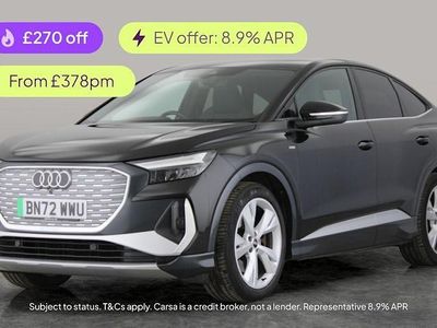 Black Used 2022 Audi Q4 Sportback e-tron S-Line SUV | £24,790 (Super price)