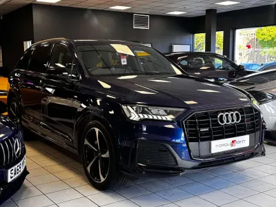 Usado Audi Q7 Black Edition 286 CV (210 kW) 2020 Azul SUV