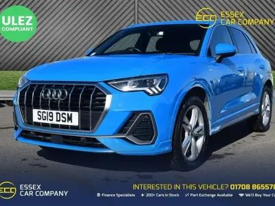 Usado Audi Q3 S-Line 150 CV (110 kW) 2019 Azul SUV