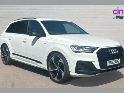 Used Audi Q7 Black Edition 340 HP (250 kW) 2022 White SUV