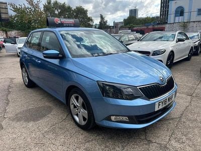 Used Skoda Fabia SE L 2018 Blue Hatchback