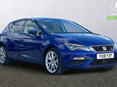 Used Seat Leon FR 125 HP (91 kW) 2018 Blue Hatchback