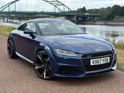 Used Audi TT S-Line 230 HP (169 kW) 2017 Blue Coupe