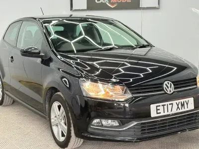 Used VW Polo Edition 75 HP (55 kW) 2017 Black Hatchback