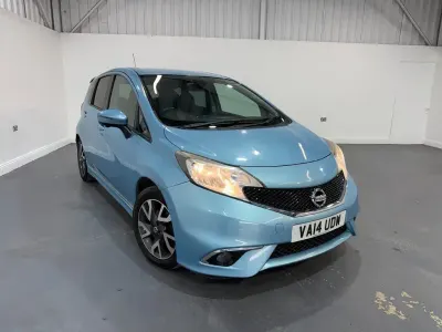Used Nissan Note Tekna 90 HP (66 kW) 2014 Blue Hatchback