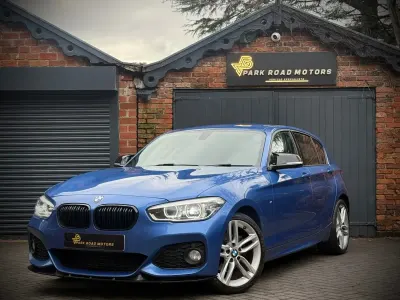 Begagnad BMW 120 M Sport 2015 Blå Halvkombi