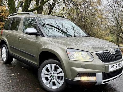 Green Used 2015 Skoda Yeti SE L SUV | £11,390 (A bit pricey)