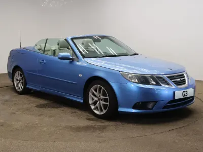 Used Saab 9-3 Cabriolet Vector 2009 Blue Cabriolet