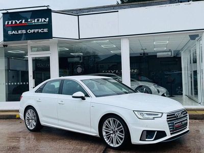White Used 2019 Audi A4 S-Line Sedan | £13,300 (Fair price)