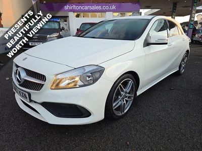 White Used 2017 Mercedes A180 AMG line Hatchback | £9,990 (Fair price)