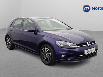 Used VW Golf VII Edition 150 HP (110 kW) 2019 Blue Hatchback
