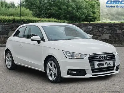 Used Audi A1 Sportback Sport 95 HP (69 kW) 2017 White Hatchback