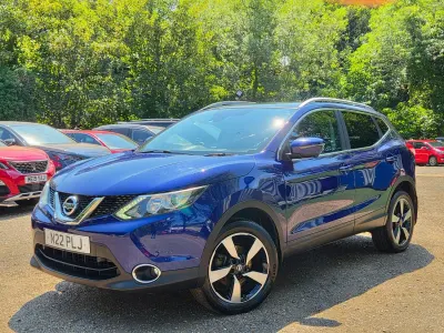 Used Nissan Qashqai N-Connecta 130 HP (95 kW) 2016 Blue SUV