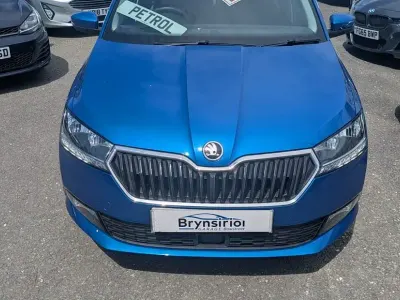 Used Skoda Fabia SE L 110 HP (80 kW) 2020 Blue Hatchback