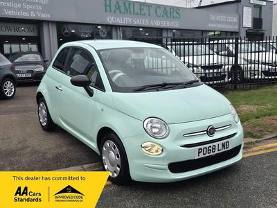 Green Used 2018 Fiat 500 Pop Hatchback | £7,000 (Fair price)