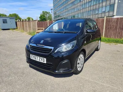 Used Peugeot 108 Active 68 HP (50 kW) 2017 Black Hatchback