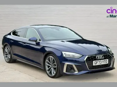 Used Audi A5 S-Line 147 HP (108 kW) 2023 Blue Coupe