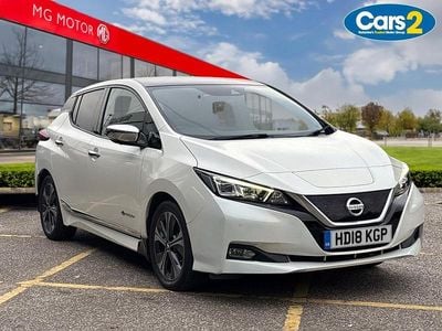 Used Nissan Leaf Tekna 110 kW (150 HP) 2018 White Hatchback