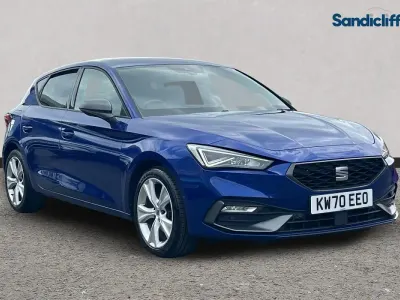 Used Seat Leon FR 131 HP (96 kW) 2023 Blue Hatchback