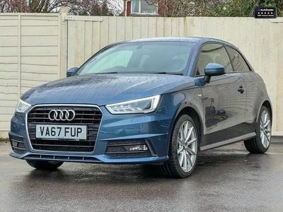 Used Audi A1 S-Line 125 HP (91 kW) 2018 Blue Hatchback