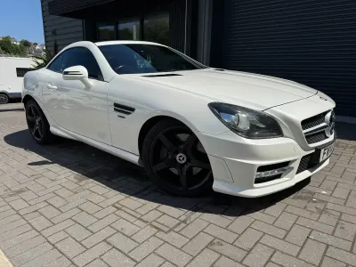 Used Mercedes SLK250 AMG 204 HP (150 kW) 2014 White Cabriolet