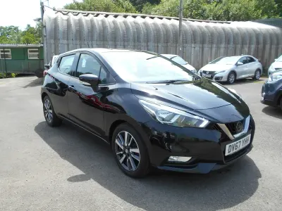 Used Nissan Micra Acenta 90 HP (66 kW) 2017 Black Hatchback