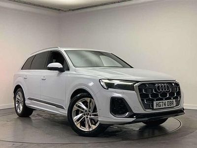 White Used 2024 Audi Q7 S-Line SUV | £49,900 (Expensive)