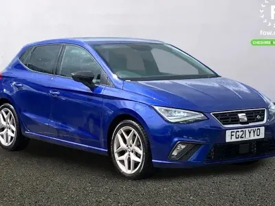 Used Seat Ibiza FR 110 HP (80 kW) 2021 Blue Hatchback