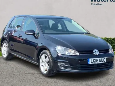 Used VW Golf VII Edition 125 HP (91 kW) 2016 Black Hatchback