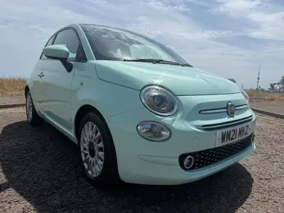 Used Fiat 500 Lounge 70 HP (51 kW) 2021 Green Hatchback