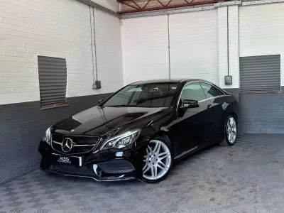 Used Mercedes E220 AMG line 177 HP (130 kW) 2017 Black Coupe
