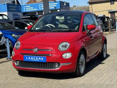 Used Fiat 500 Lounge 69 HP (50 kW) 2018 Red Hatchback