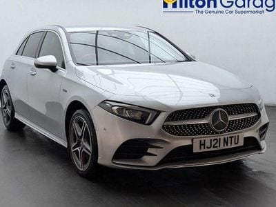 Used Mercedes A250 AMG line 218 HP (160 kW) 2021 Silver Hatchback