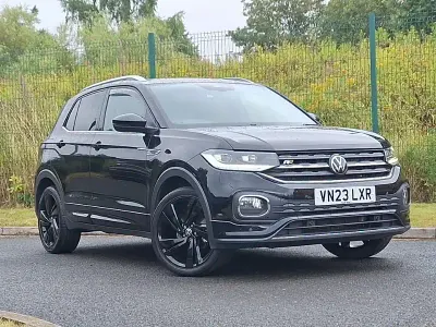 Used VW T-Cross R-line 110 HP (80 kW) 2023 Black SUV