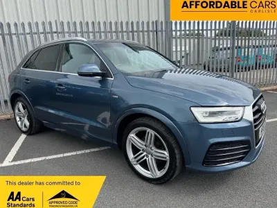 Used Audi Q3 S-line plus 184 HP (135 kW) 2016 Blue SUV
