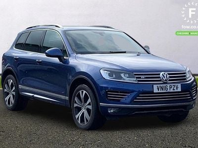 Used VW Touareg R-line 262 HP (192 kW) 2016 Blue SUV