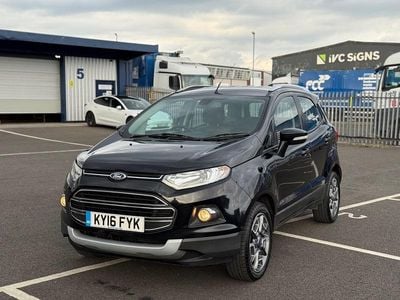 Black Used 2016 Ford Ecosport Titanium SUV | £4,485 (Fair price)