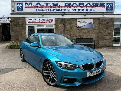 Used BMW 430 Cabriolet M Sport 2018 Blue Cabriolet