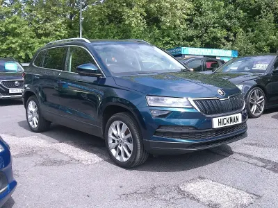 Used Skoda Karoq SE L 115 HP (84 kW) 2019 Blue SUV