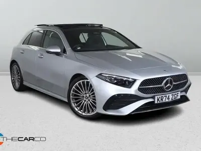 Used Mercedes A200 AMG Line Premium Plus 163 HP (119 kW) 2024 Silver Hatchback