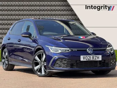 Used VW Golf VII GTD 197 HP (144 kW) 2021 Blue Hatchback